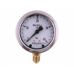 Glicerino manometras m63 0 40 bar g1 4