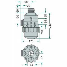 Siurbimo filtras 6703162063 arag