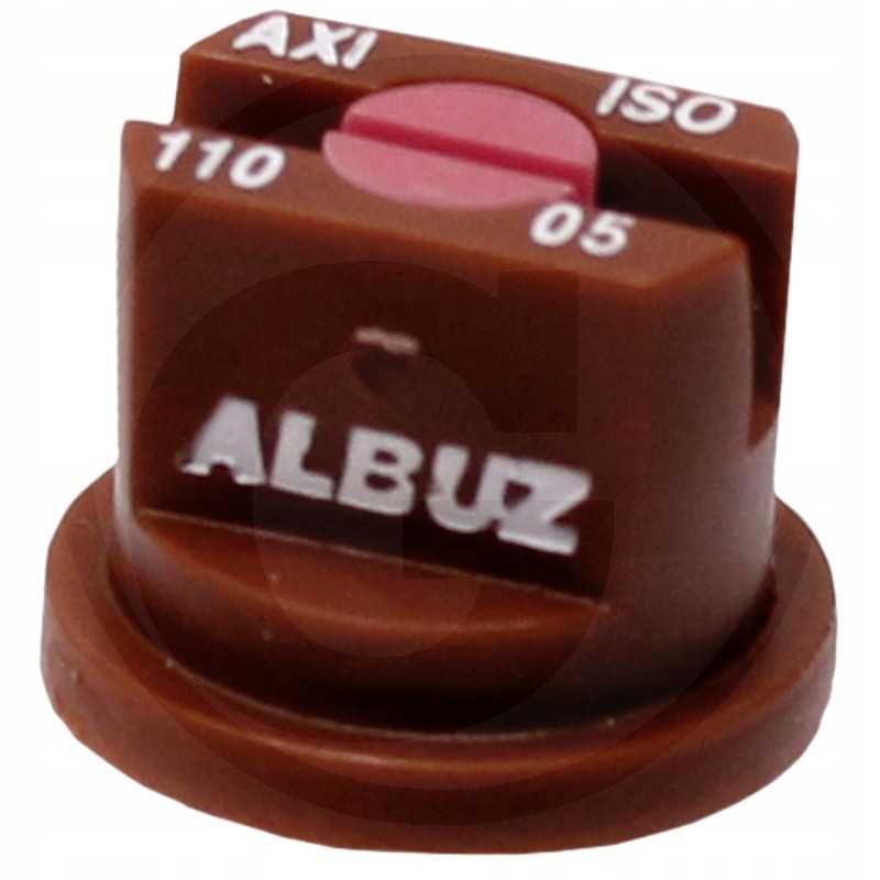Albuz purkštuvas plokščias purkštukas 80 ruda
