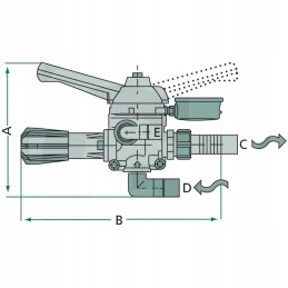 Braglia serviso armatūra m 170 50 bar