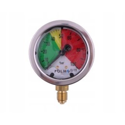 Glicerino manometras m63 0 100 bar sriegis m12x1 5 d