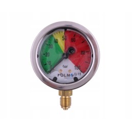 Glicerino manometras m63 0 100 bar sriegis m12x1 5 d