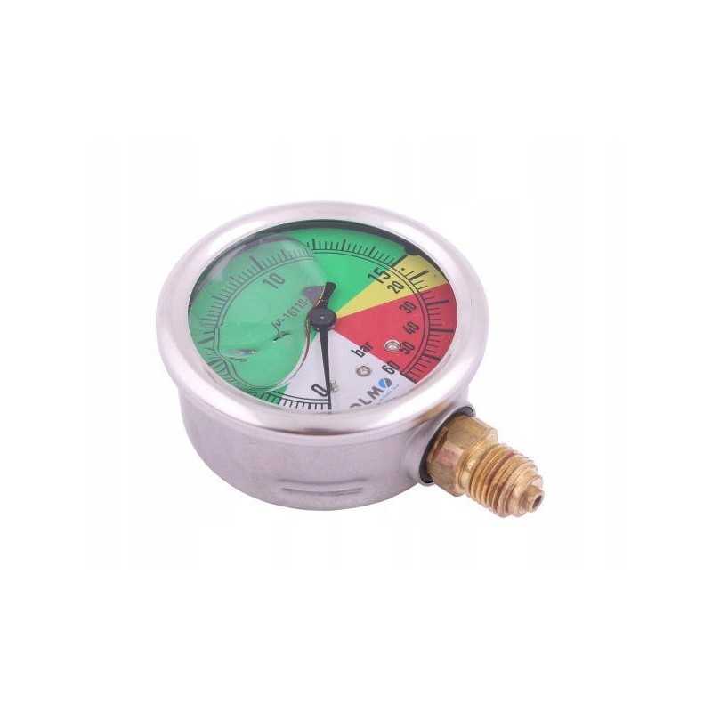 Glicerino manometras m63 0 15 60 bar sriegis g1 4