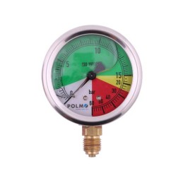 Glicerino manometras m63 0 15 60 bar sriegis g1 4