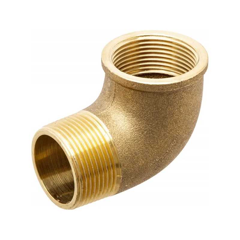 Alkūnė 90 mm, išorinis sriegis 1 1 4