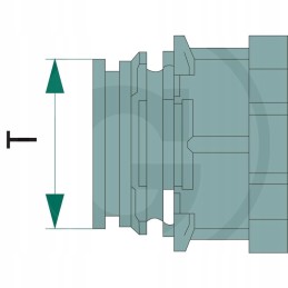 Viton T5 36 1x3 53mm kištukinė jungtis