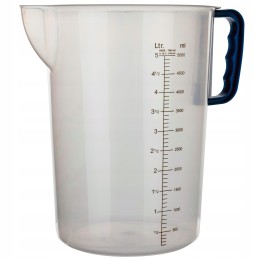 Matavimo puodelis, matavimo puodelis, puodelis su rankena, 5l skonio