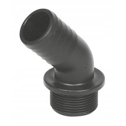 Žarnos jungtis 45 40 mm x 1 1 4 išorinis sriegis