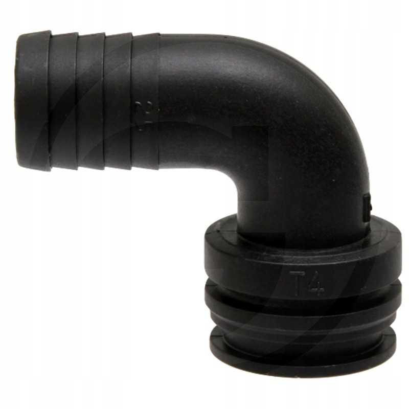 Arag žarnos galas 90 sulenktas t6 oe 40 mm