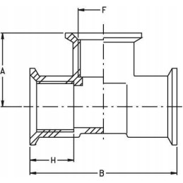 Tee 3x3 4 gw 8026201 geoline