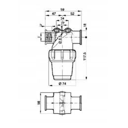 Slėgio filtras 80 100l 3 4 3242033 arag