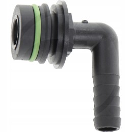 Arag žarnos galas 90 sulenktas T2 OE 13 mm nailonas