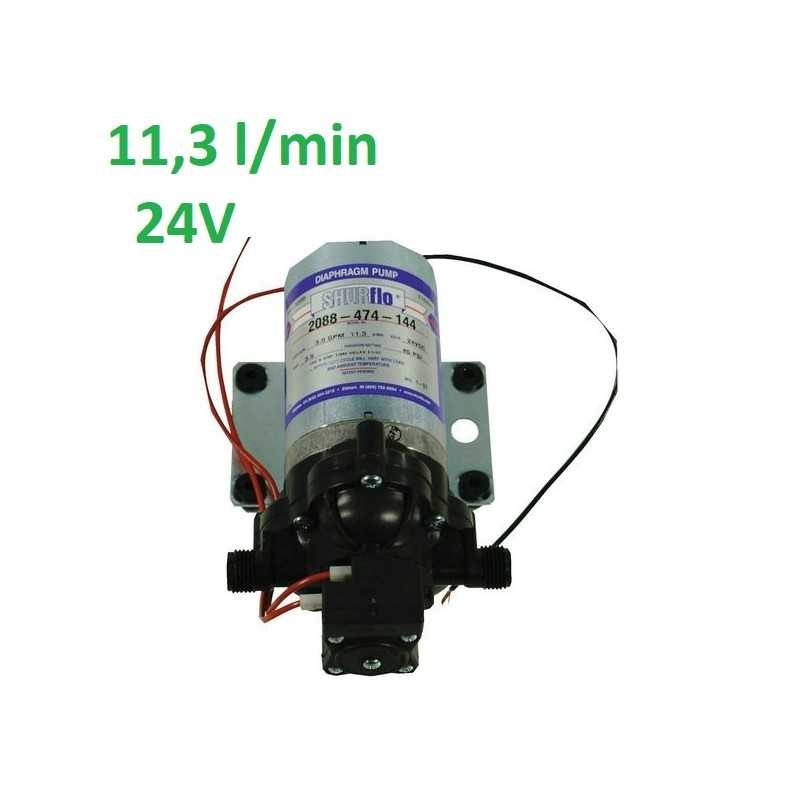 Kuro vandens slėgio siurblys 24v 11 3 l min