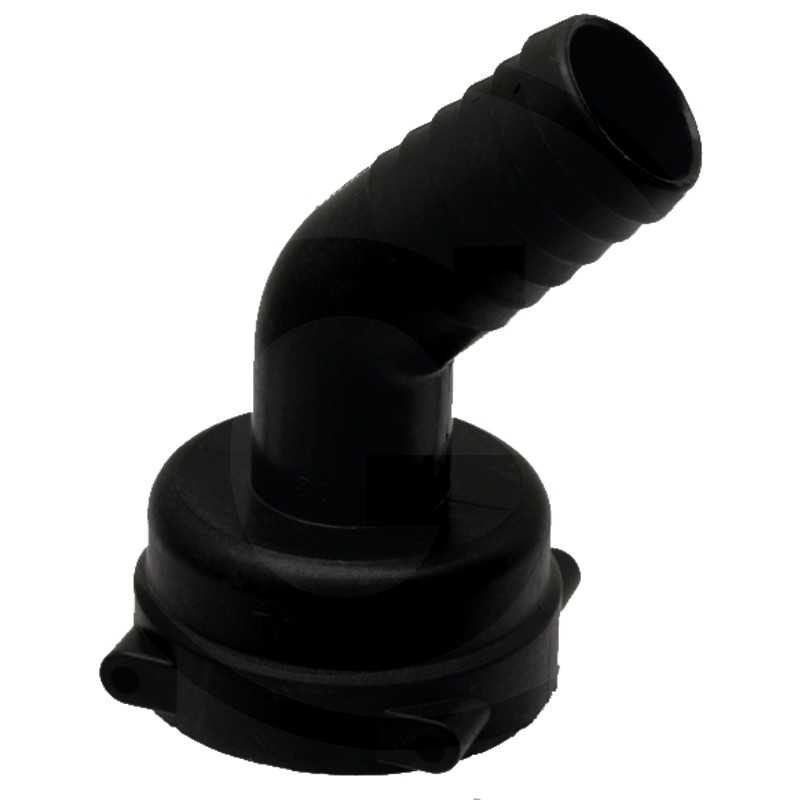 Arag žarnos galas 45 sulenktas t6 oe 40 mm