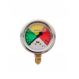 Glicerino manometras 0 16bar g 1 4 wika