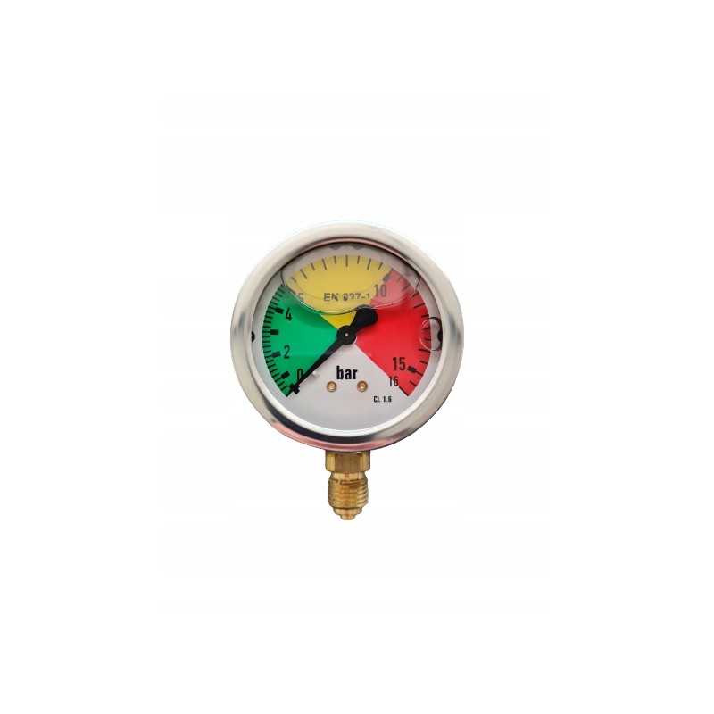 Glicerino manometras 0 16bar g 1 4 wika