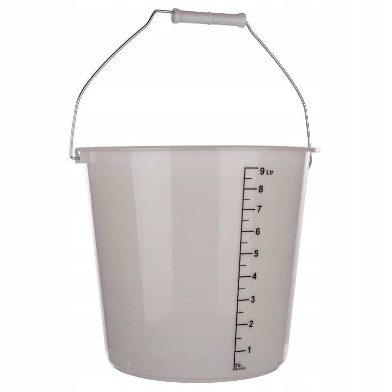 Matavimo indas, kibiras, matavimo taurė su svarstyklėmis, 9l
