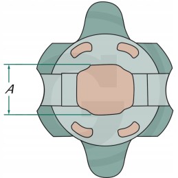 Lechler multijet tarpiklis 10x19x4mm