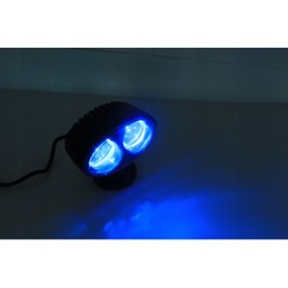 Mėlyna purkštuvo reaktyvinė lempa 2 LED 8W