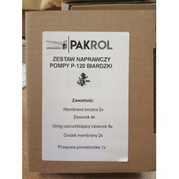 Naujas Biardzki P 120 siurblio remonto komplektas