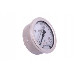 Glicerino manometras m63 0 160 bar, galinis jungtis