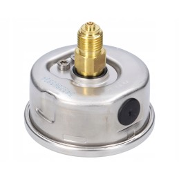 Glicerino manometras m63 0 250 bar, galinis jungtis