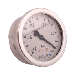 Glicerino vakuuminis matuoklis m63 nuo 1 iki 0 bar gale at