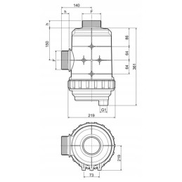 Siurbimo filtras 400 800 l min 3 ag 319093 arag