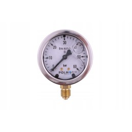 Glicerino manometras m63 0 60 bar dugno jungtis