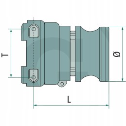 Arag camlock adapteris t7 2 88mm