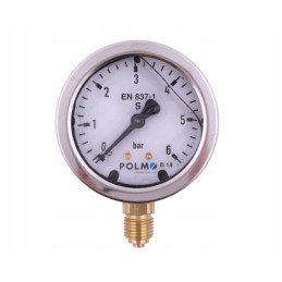 Glicerino manometras m63 0 6 bar dugno jungtis g