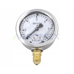 Glicerino manometras m63 0 6 bar dugno jungtis g