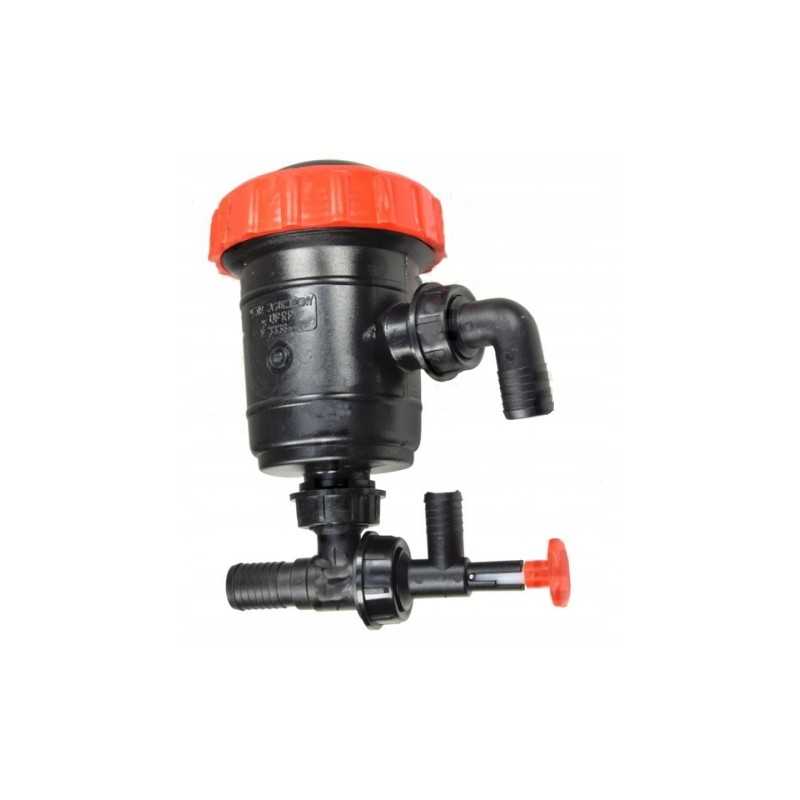 Apatinis purkštuvo siurbimo filtras, 32 mm žarna