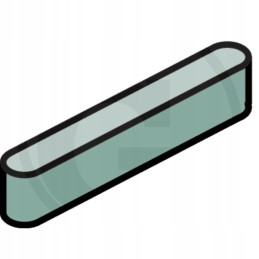 Kometa prizminis griovelis 8x7x40mm
