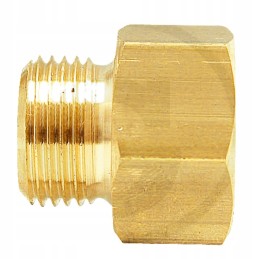 Žalvarinis lizdas 1 4 vidinis 3 8 išorinis 23 mm