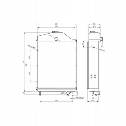 Varinis radiatorius 1212 b turbo mažesnės galios 6 cyl c385