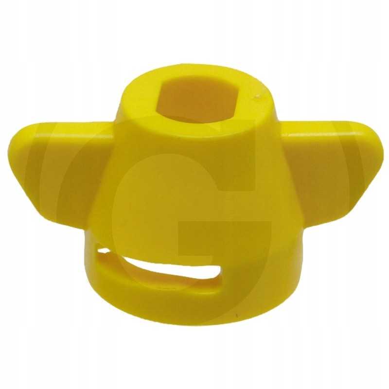 Užsegama apykaklė, geltona, rakto dydis 8