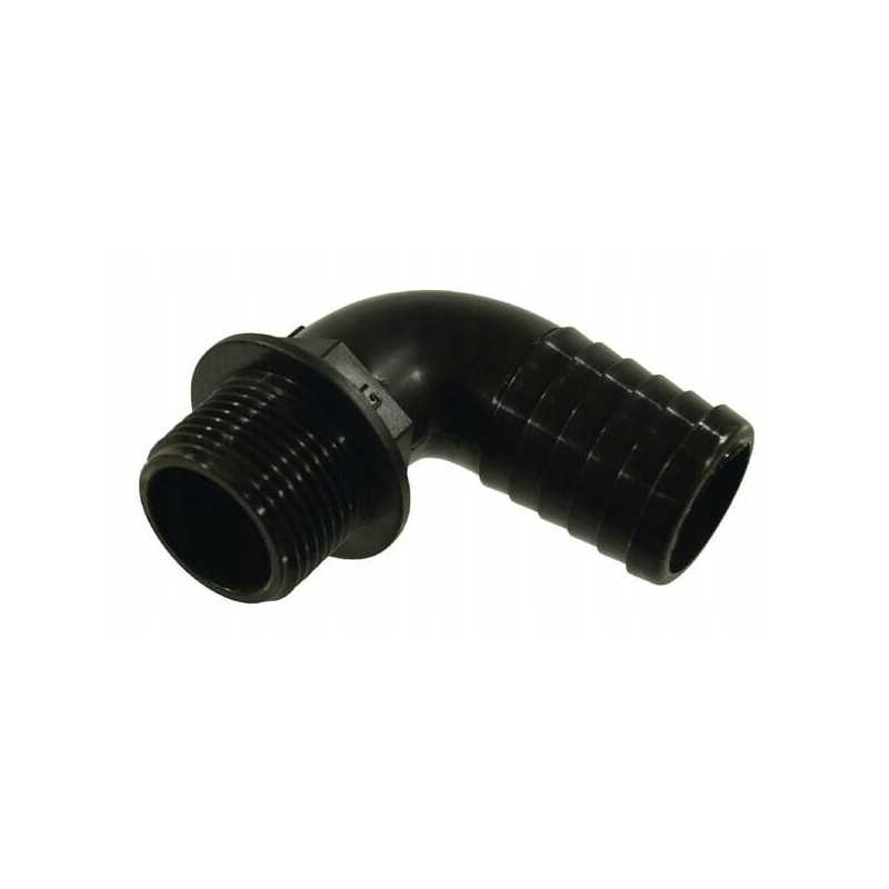 Žarnos jungtis 90 išorinis sriegis 52 mm 2