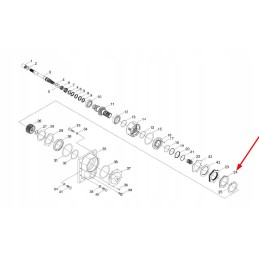 Tb1s411010013k PTO sankabos slėgio plokštė