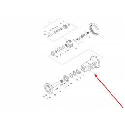 Tb1s391010001k kairiojo reduktoriaus korpusas