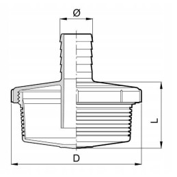 Siurbimo filtras su jungtimi Arag 40mm žarnai