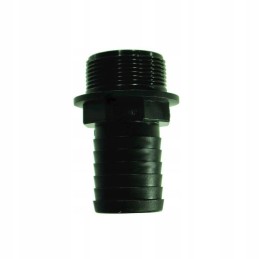Tiesi žarnos jungtis 38 mm išorinis sriegis 1 1 2
