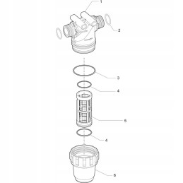 Slėgio filtras arag 32220b3 80 100l t3
