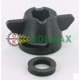 Purškimo dangtelis 8mm juodas Lechler 0900785600401