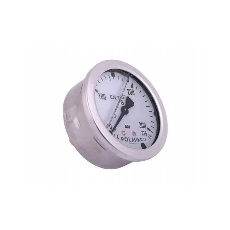 Glicerino manometras m63 0 315 bar galinis jungtis