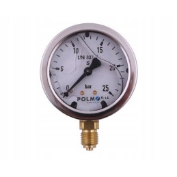 Glicerino manometras m63 0 25 bar dugno jungtis