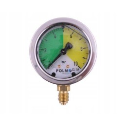 Glicerino manometras m63 0 10 bar sriegis m12x1 5 o
