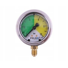 Glicerino manometras m63 0 10 bar sriegis m12x1 5 o
