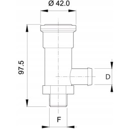 Apsauginis vožtuvas 13x3 8 bsp 459110 arag