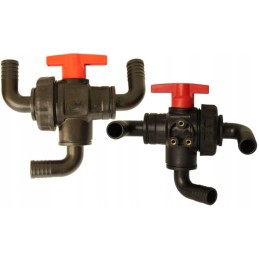 Sukomplektuotas trijų krypčių vožtuvas 32 mm žarnai